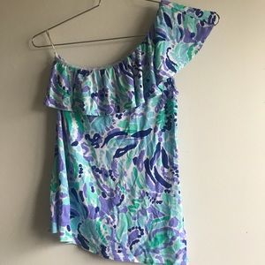 Lilly Pulitzer Neveah Top XS off the shoulder